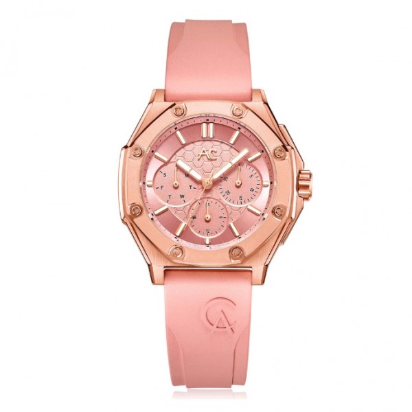 Alexandre Christie AC 9601 Rosegold Pink Rubber BFRRGPN